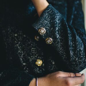 Black Women’s Suit | 2 Piece Set Jacket and Skirt | Soiree
