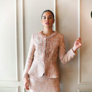 Pink Women’s Suit | Jacket and Skirt | The Grand Budapest Story