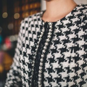 Pepita Women’s Suit | Jacket and Skirt | Night in Paris