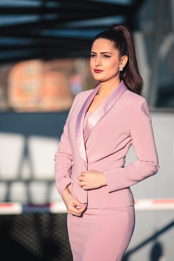Pink Women’s Suit | 2 Piece Set Jacket and Skirt | Life in Pink