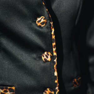 Black Women’s Suit | 2 Piece Set Jacket and Skirt | Wild Life