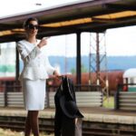 White Women’s Suit | 2 Piece Set Jacket and Skirt | White Rosis
