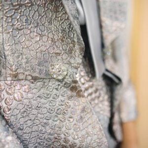 Silver Pink Women’s Suit | 2 Piece Set Jacket and Skirt | Callisto