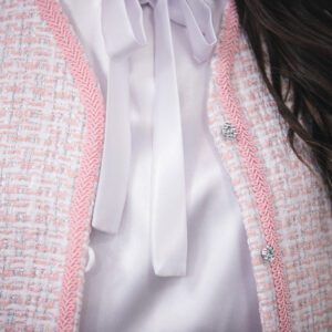 Pink Women's Suit | Jacket and Skirt 2 Piece Set | Iris