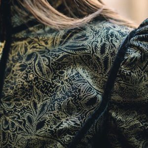Black and Gold Women’s Suit | 2 Piece Set Jacket and Skirt | Pandora